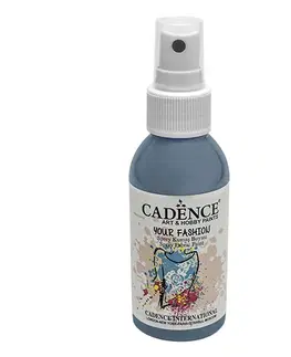 Hračky CADENCE - Textilná farba v spreji, sivá, 100ml