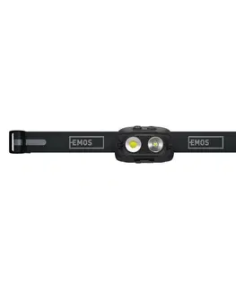 Čelovky EMOS COB LED nabíjecí čelovka P3542, 500lm, 130m, Li-pol 1200 mAh P3542