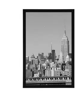 Černobílé Plakát magický New York v černobílém provedení