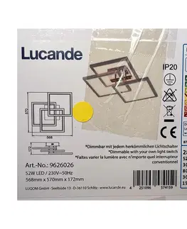 Svítidla Lucande Lucande - LED Stmívatelné stropní svítidlo AVILARA LED/52W/230V 