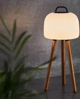 Venkovní osvětlení terasy Nordlux LED stolní lampa Kettle Tripod stínidlo 22cm
