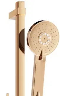 Sprchy a sprchové panely MEXEN/S DQ40 posuvný sprchový set, růžové zlato 785404581-60