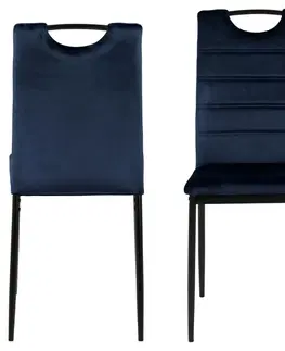Židle Actona Jídelní židle Dia tmavě modrá