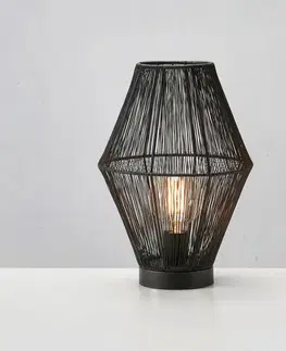 Stolní lampy Markslöjd Stolní lampa Casa s kovovým stínidlem, černá