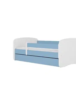Dětské postýlky Kocot kids Dětská postel Babydreams panda modrá, varianta 70x140, bez šuplíků, bez matrace