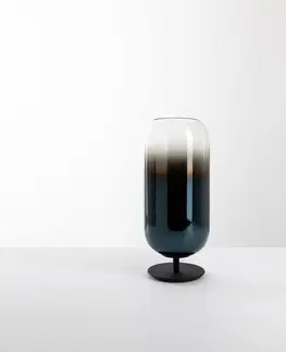 Designové stolní lampy Artemide Gople Mini stolní lampa - černá / modrá 1409350A