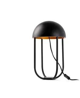 Designové stolní lampy FARO JELLYFISH černá a zlatá stolní lampa