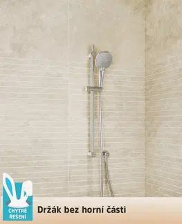 Sprchy a sprchové panely MEREO Posuvný držák sprchy s horním držákem CB910F
