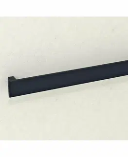 Koupelnový nábytek SAPHO PX064 Patron sušák osušky, 60 x 6 cm, černá mat