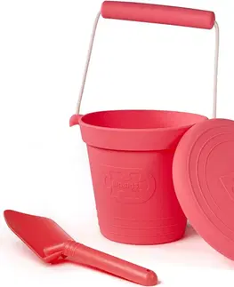 Hry na zahradu Bigjigs Toys Frisbee CORAL růžové