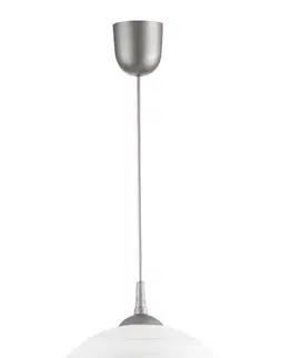 Svítidla Kuchyňský lustr Lampex 588/H stříbrný