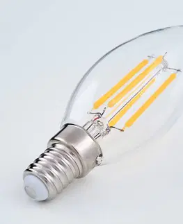 LED žárovky Lindby E14 LED svíčka žárovka filament 4W, 470 lm, 2700 K