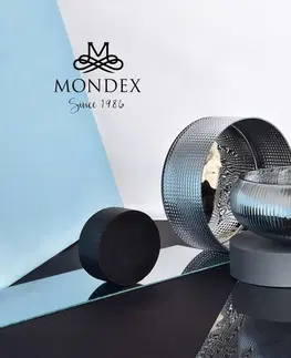 Mísy a misky Mondex Dekorativní mísa SERENITE SILVER 29 cm stříbrná
