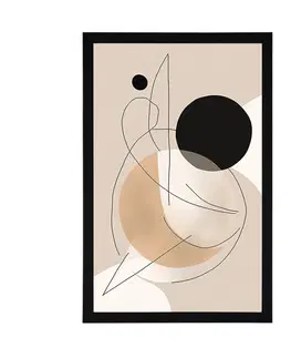 Abstraktní tvary Plakát abstraktní tvary No8