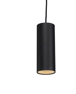 Zavesna svitidla Designová závěsná lampa černá - Tubo