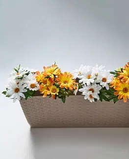 Dekorace 3 kytice do truhlíku "Letní květy"