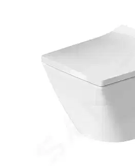 Záchody DURAVIT Viu Závěsné WC Compact, Rimless, DuraFix, s WonderGliss, alpská bílá 25730900001
