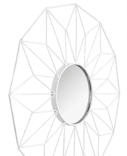 Koupelnová zrcadla REA Zrcadlo Dvanáctiúhelník bílé 58 cm HOM-09876
