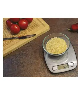 Váhy osobní a kuchyňské EMOS Digitální kuchyňská váha EV027, stříbrná EV027