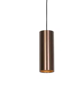 Zavesna svitidla Designová závěsná lampa tmavě bronzová - Tubo