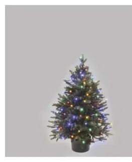 Vánoční řetězy a lamety EMOS Světelný LED řetěz Cherry s časovačem 8 m barevný