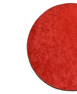 Koberce a koberečky Dywany Lusczow Kulatý koberec SERENADE Graib červený, velikost kruh 100