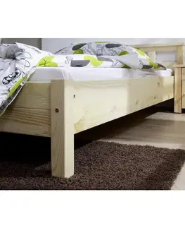 Manželské postele Postel Z Masívu Merci - 140x200cm