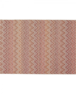 Kusové koberce KARE Design Venkovní koberec Zigzag - červený, 230x330 cm