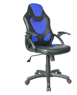 Kancelářské židle Kancelářské křeslo PELISTER 3, černá/modrá