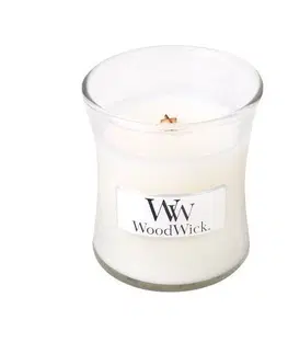 Svíčky Vonná svíčka WoodWick malá - White Tea & Jasmine
