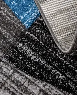 Koberce a koberečky Dywany Lusczow Kusový koberec ALTER Bax pruhy modrý, velikost 200x290