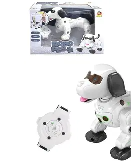 Hračky roboti MADE - Pes robot, na dálkové ovládání
