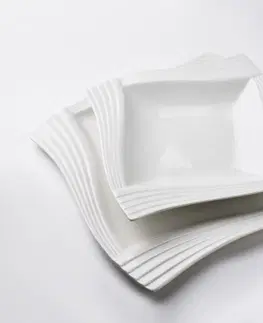 Talíře Mondex Mělký porcelánový talíř BASIC 32,5 cm bílý