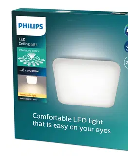 Stropní svítidla Philips Stropní svítidlo Philips Mauve LED 2 700K 43 x 43 cm