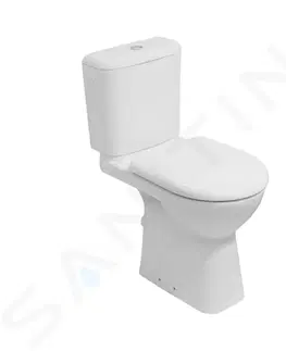 Záchody JIKA Deep WC kombi mísa bezbariérová, zadní odpad, bílá H8236160000001