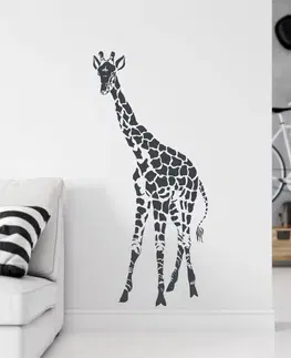 Samolepky na zeď Samolepka na zeď - Žirafa ve vlastní barvě