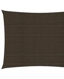 Stínící textilie Stínící plachta obdélníková HDPE 2 x 3,5 m Dekorhome Krémová