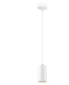 Moderní závěsná svítidla BIG WHITE (SLV) ASTO TUBE závěsné svítidlo, GU10, délka závěsu 250 cm, max.10 W, bílá 1006432