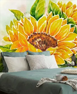 Tapety květiny Tapeta nádherná slunečnice