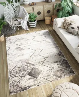 Moderní koberce Všestranný moderní koberec s geometrickým vzorem Šířka: 160 cm | Délka: 220 cm