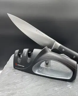 Kuchyňské nože Kuchařský nůž 20 cm 4596/20 + bruska 4347 - Wüsthof CLASSIC IKON - zvýhodněný set