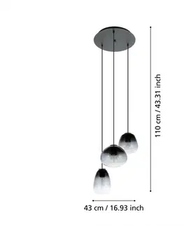 Moderní závěsná svítidla EGLO Závěsné svítidlo AGUILARES 900196