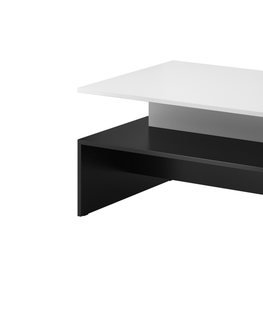 Konferenční stolky BRODIE konferenční stolek, bílá/černá