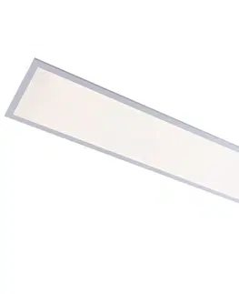 Stropni svitidla Moderní LED panel bílý 25x100 cm vč