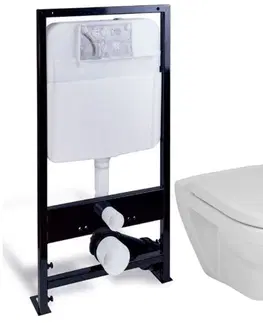 WC sedátka PRIM předstěnový instalační systém bez tlačítka + WC JIKA LYRA PLUS + SEDÁTKO DURAPLAST PRIM_20/0026 X LY6