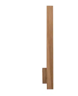 Nástěnná svítidla Envostar Nástěnné svítidlo Envostar Lineo LED, dubové dřevo, 83x38cm