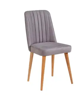 Kuchyňské a jídelní židle Jídelní židle STORMI borovice atlantic šedá