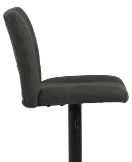 Barové židle Dkton Designová barová židle Nerine antracitová