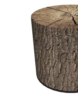 Taburety Taburet RASIL vzor dřevo