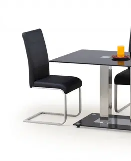 Jídelní stoly HALMAR Jídelní stůl Volt černý